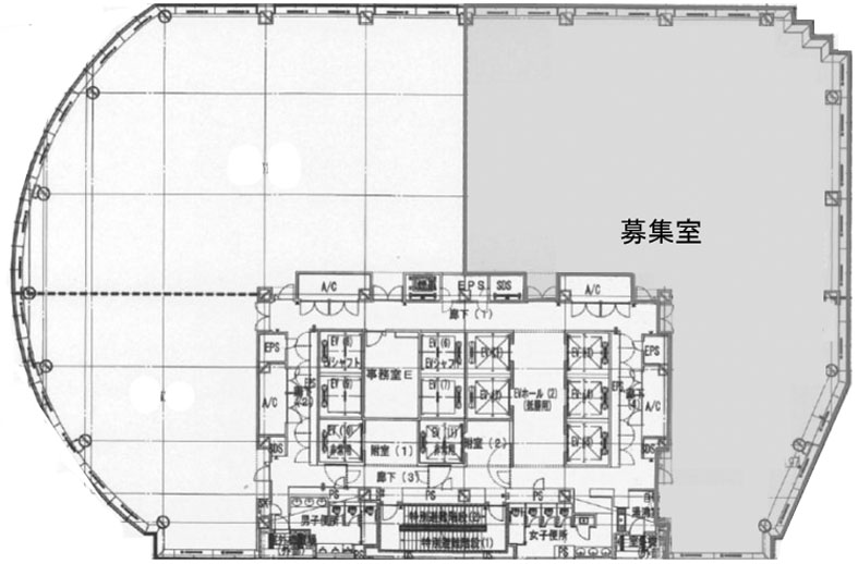 ＮＢＦプラチナタワー 1403階 599.3㎡