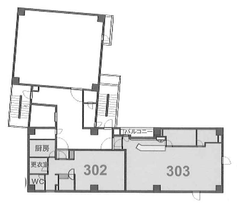 ＪｰＡＫＡＳＡＫＡ 302階 56.63㎡