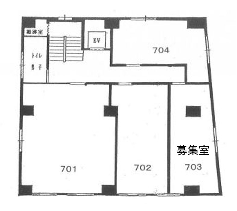 友野本社ビル 703階 12㎡