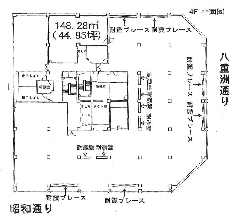 朝日ビルヂング 4階 44.85㎡