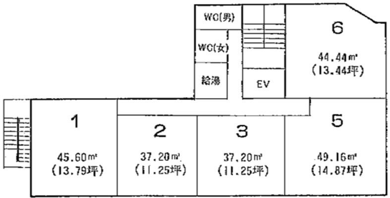 第５下川ビル 402階 37.2㎡