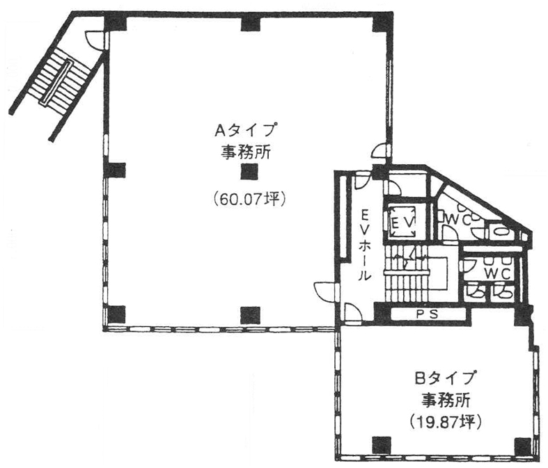 山の手ビル東館 6B階 65.69㎡