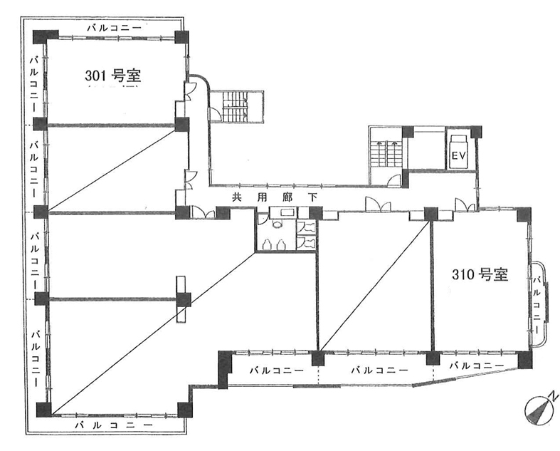 三栄ドメール 310階 56.7㎡