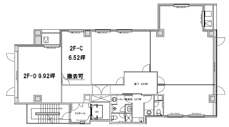 アビスタ市ヶ谷ビル　　　　 2CD階 67.11㎡