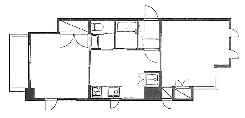 月村マンションＮｏ.２５ 802階 43.36㎡