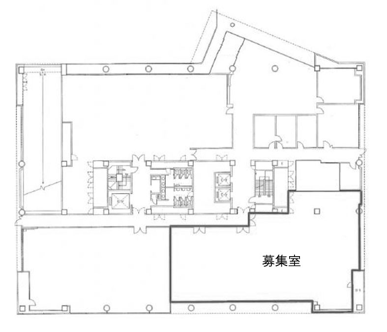 横浜ビジネスパーク（ＹＢＰ）ノーススクエアＩ 1A2階 398.45㎡