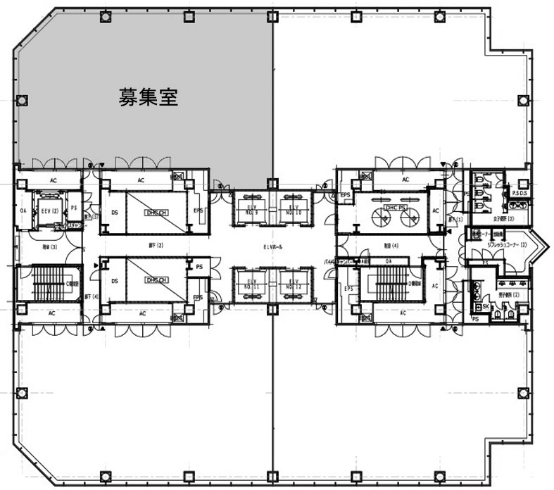 有明フロンティアビルＢ棟 10階 246.55㎡