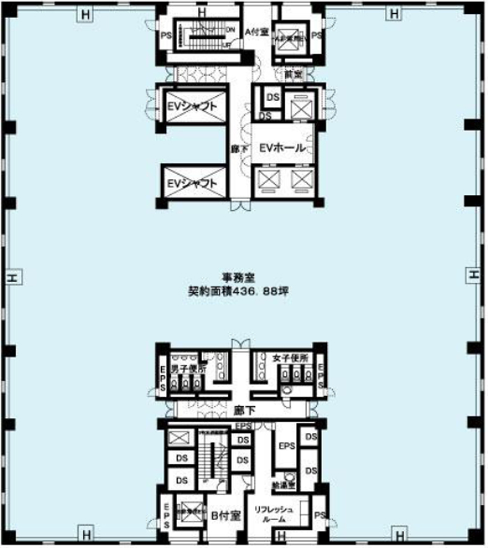 浜離宮パークサイドプレイス 4階 436.88㎡