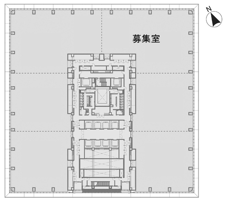 東京スクエアガーデン 8階 732.96㎡