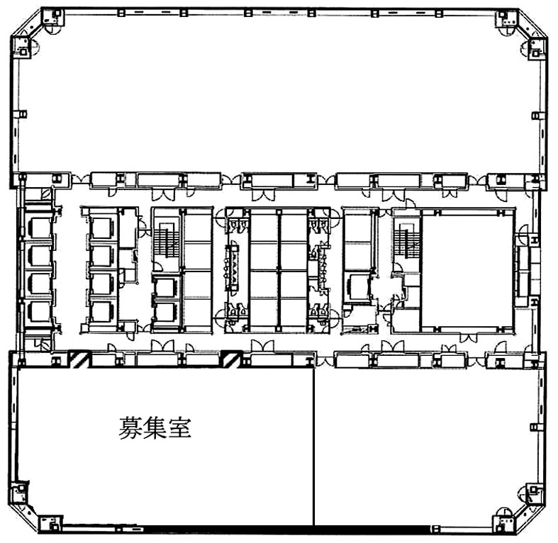 晴海トリトンスクエアオフィスタワーＸ棟 17階 152.4㎡