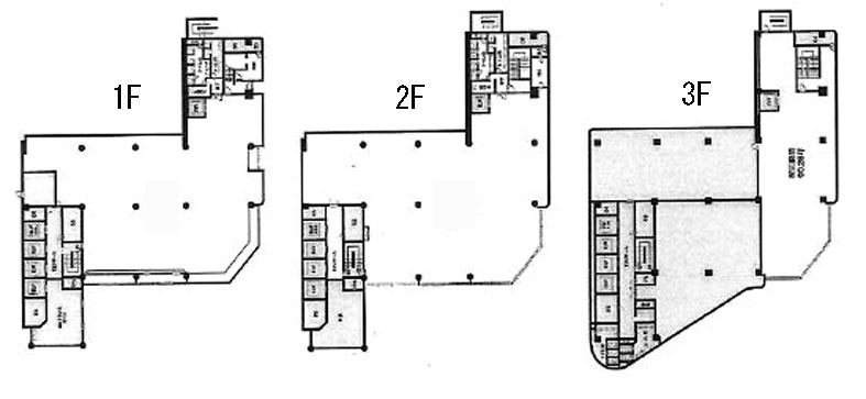 新槇町ビル 1~3階 1594.05㎡
