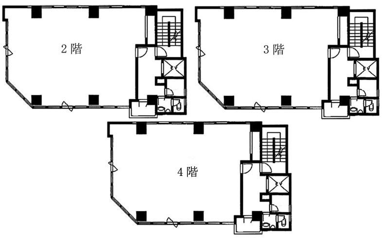 ＷＡＣＲＯＳＳ　ＮＩＮＧＹＯＣＨＯ 2~4階 99.6㎡