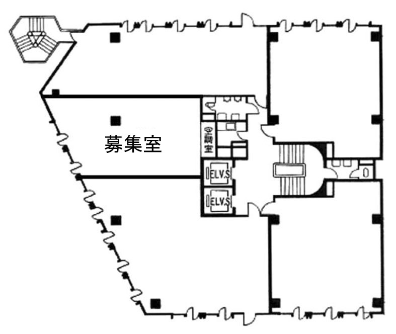 銀座８丁目１０番ビル 6C2階 62.81㎡