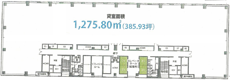 深川ギャザリア　タワーＳ棟 9階 1275.8㎡