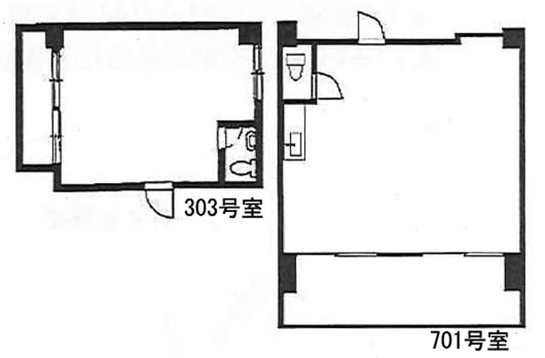 エメラルドアオキビル 303+701階 89.69㎡