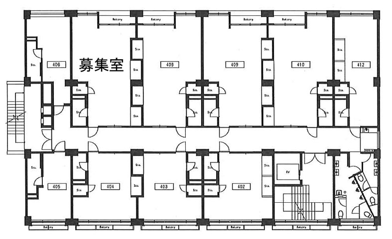 岡崎ビル 407階 50.48㎡