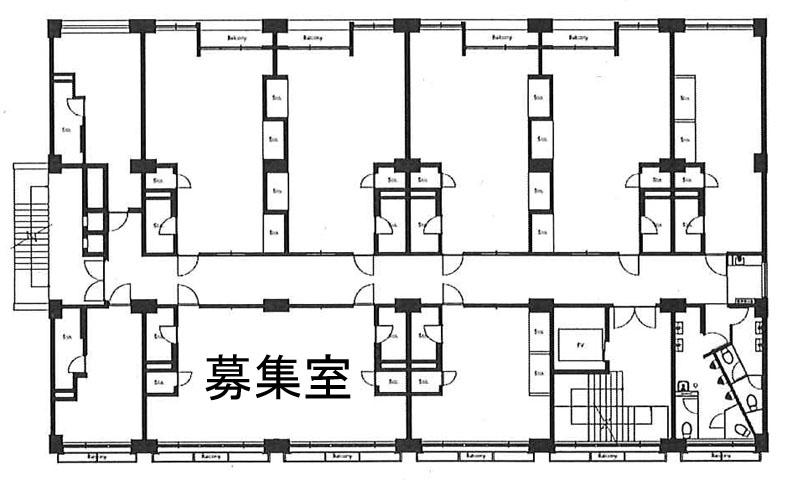 岡崎ビル 503~504階 62.08㎡