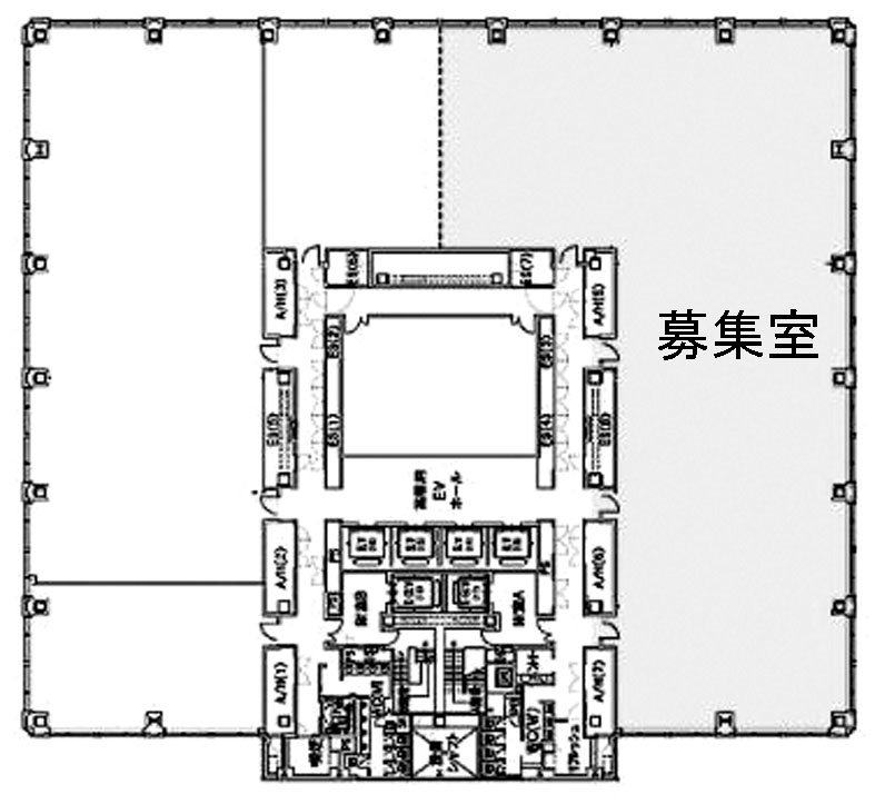 新宿フロントタワー 29階 844.66㎡