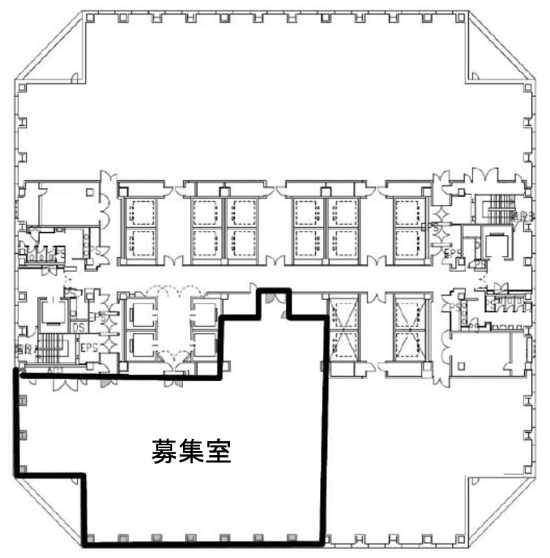 聖路加タワー 1306階 144.55㎡