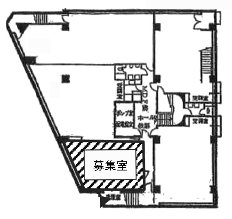 銀座８丁目１０番ビル B1C1階 54.55㎡