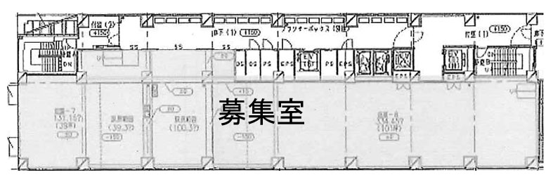新橋プラザビル 2階 465.59㎡