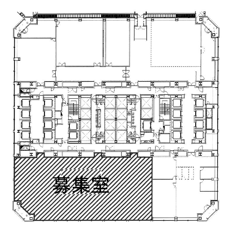 晴海トリトンスクエアオフィスタワーＸ棟 5階 218.48㎡