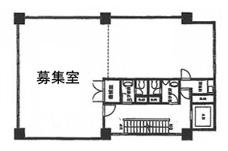 宝国ビル 5A階 21.5㎡