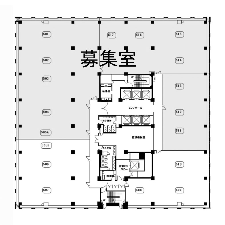 新日石ビルヂング 501階 1242.28㎡