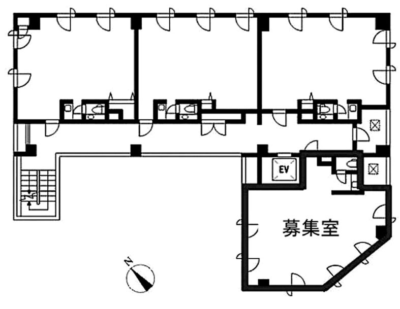 シティスクエア築地 701階 17.28㎡