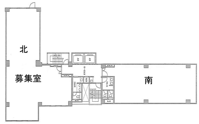 銀座ウイングビル 北7階 44.56㎡