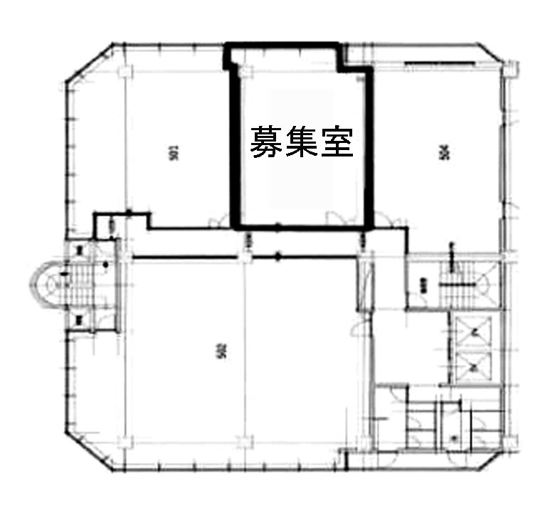 ＫＥＣ銀座ビル 503階 20.68㎡