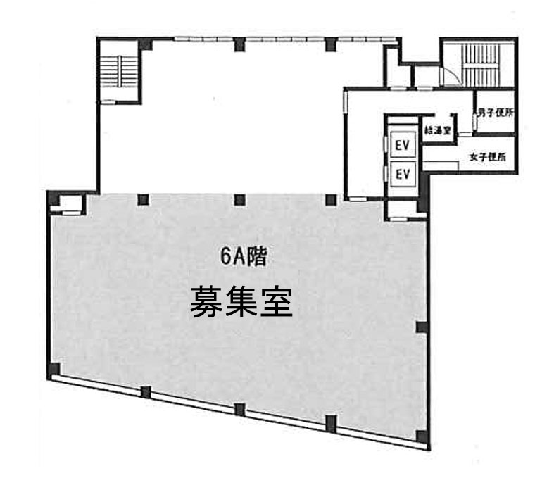 築地第一長岡ビル 6A階 122.53㎡