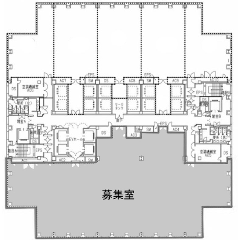 聖路加タワー 1706階 244.69㎡