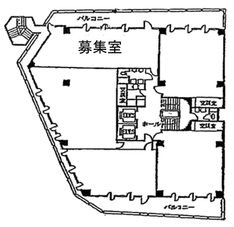 銀座８丁目１０番ビル 4C3階 56.2㎡