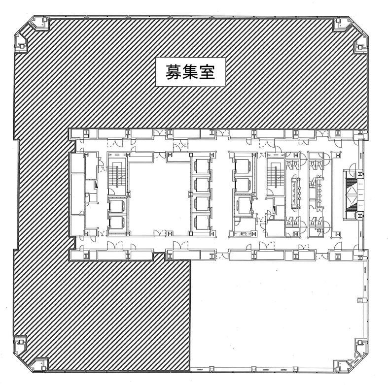 晴海トリトンスクエアオフィスタワーＸ棟 43階 491.84㎡