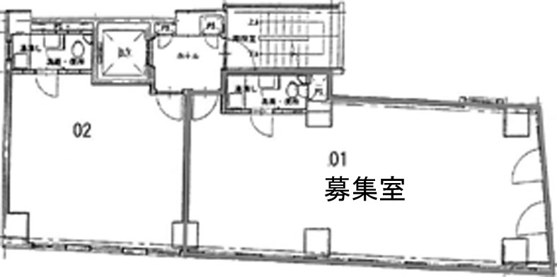 麹町３丁目ビル  301階 59.5㎡