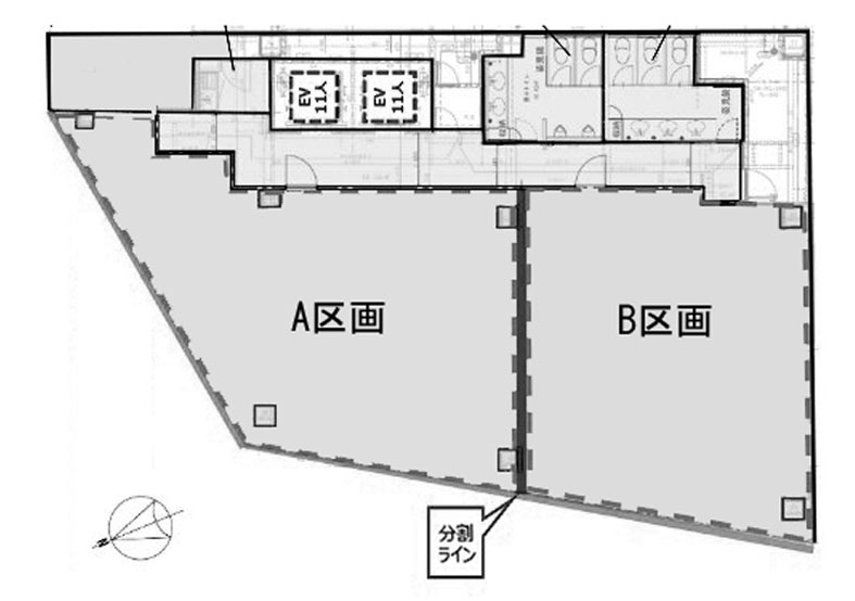 フィル・パーク　ＴＯＫＹＯ　ＧＩＮＺＡ　Ｓｈｉｎｔｏｍｉ　Ｌａｂ． 7B階 74.41㎡