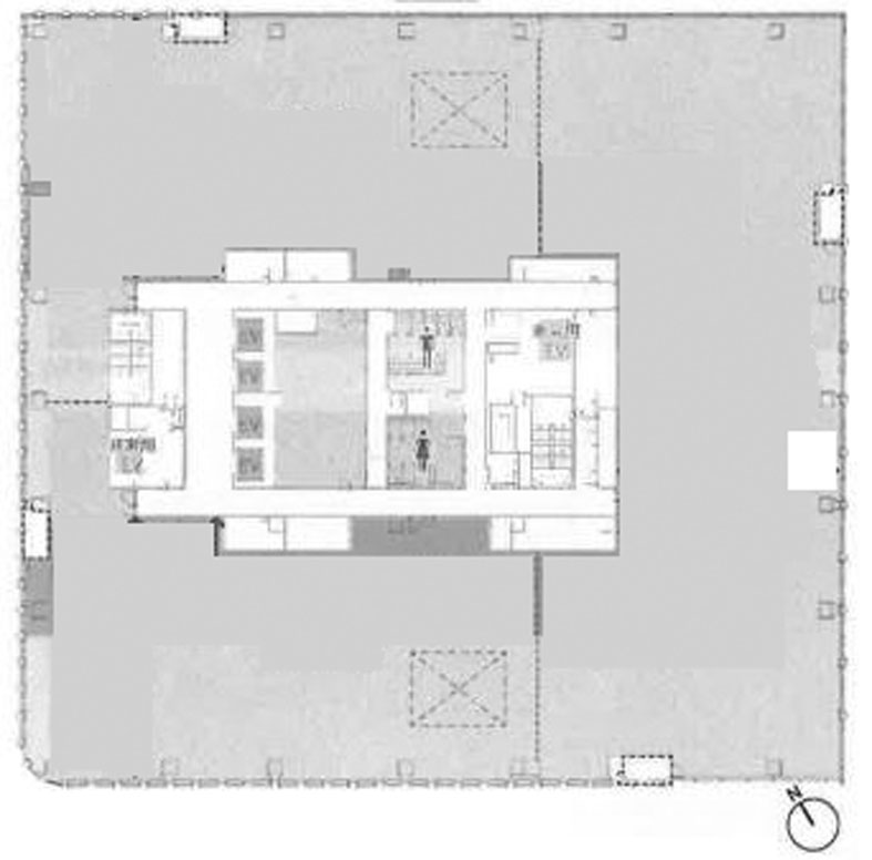 （仮称）横浜市旧市庁舎街区 31階 2331㎡