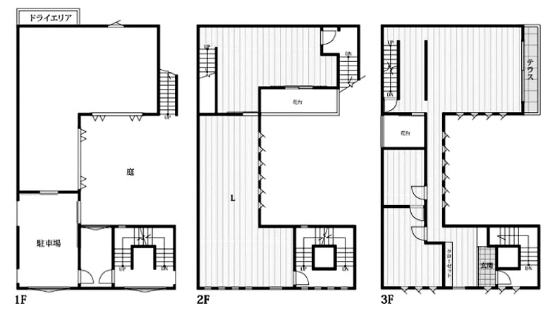 ガーディアン西麻布 1~3階 219.83㎡