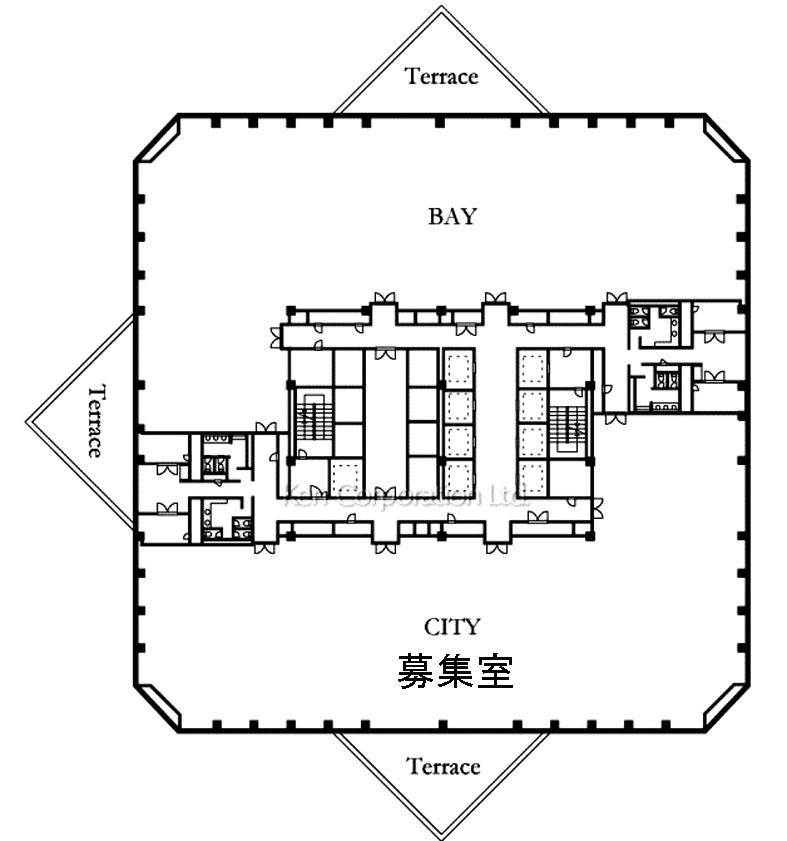 シーバンスＮ館 23階 297.59㎡