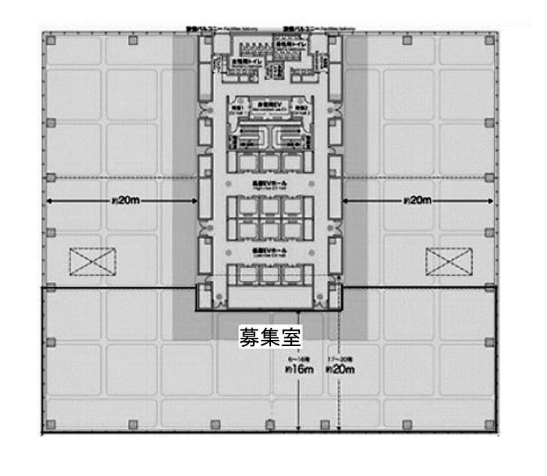 有明セントラルタワー 6階 1090.84㎡