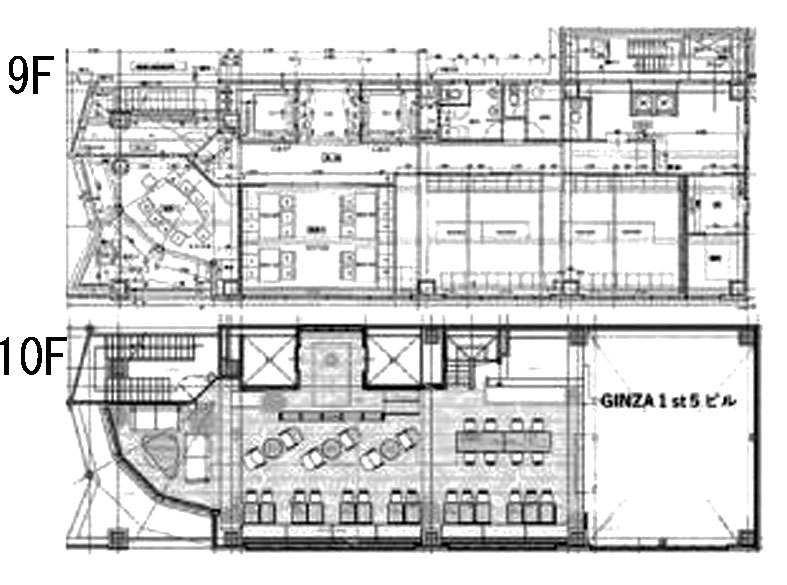 ギンザ１ｓｔ５ビル 9~10階 121.03㎡