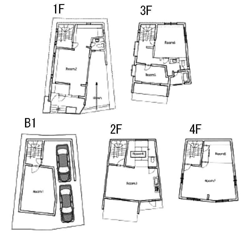 原宿Ｈｏｕｓｅ 一棟階 217.55㎡