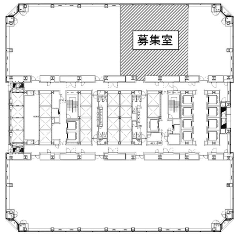 晴海トリトンスクエアオフィスタワーＸ棟 7階 83.18㎡