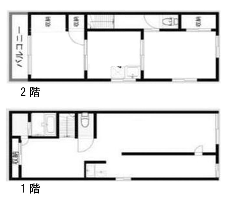 北町二丁目ビル 一棟階 56.43㎡