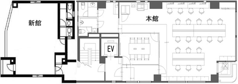 協和ビル 本館3+新館3階 181.06㎡
