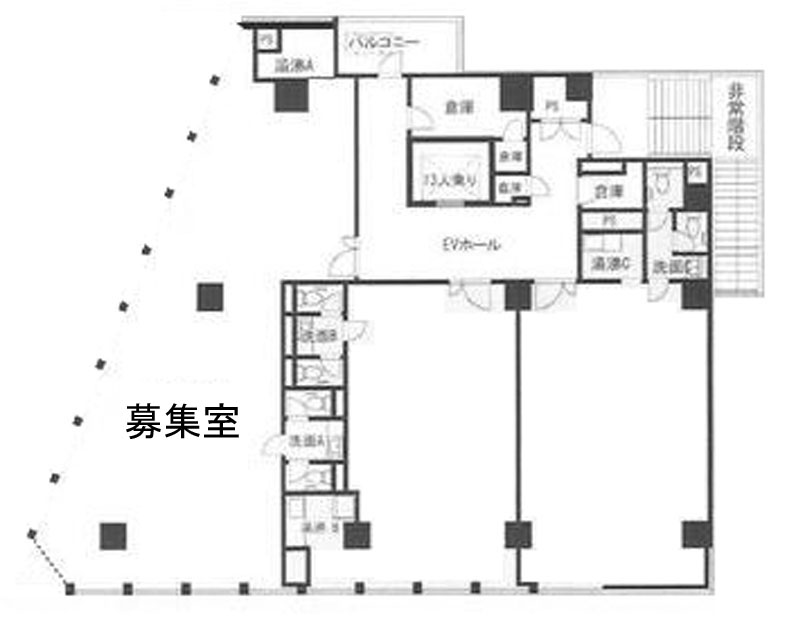 タクエー吉田ビル 8A階 96.59㎡