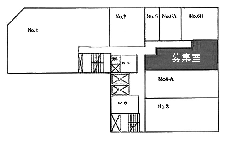 ニューギンザビル１号館 10-4B階 15.5㎡