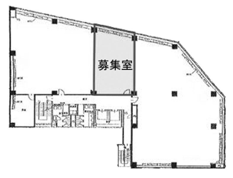 銀座昭和通りビル 603階 23.03㎡