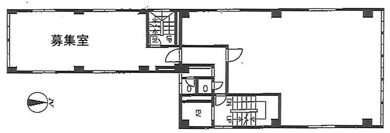 ビックウエストビル３号館(本館・新館) 新館4階 18.3㎡